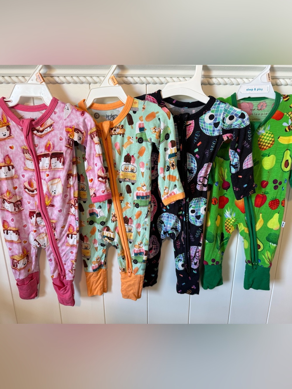Birdie Beans and Little Sleepies Once upon A Farm collab- PREEMIE BAMBOO SLEEPER